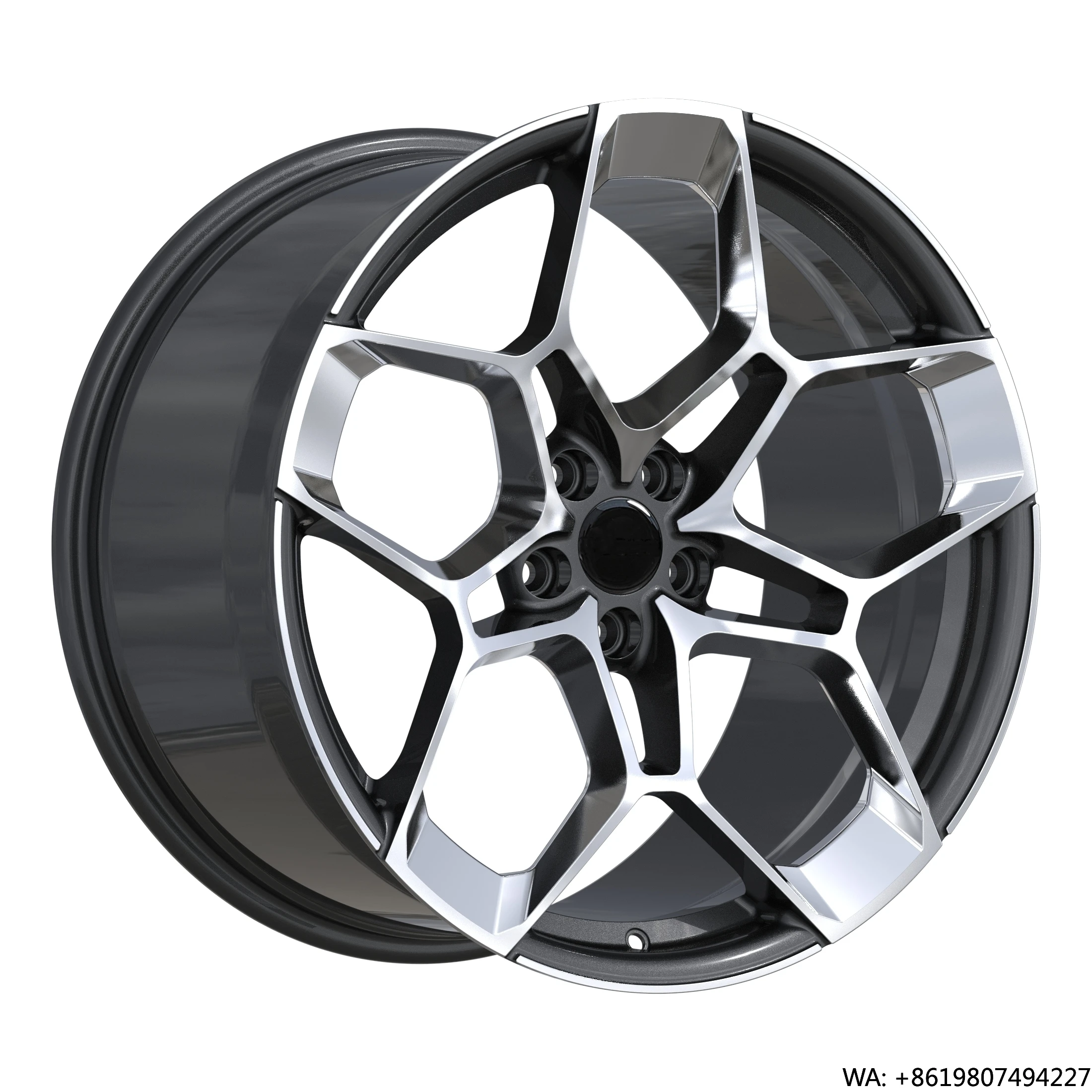 

Frozen Polished Clear Forged Wheel 5x130 5x112 Racing Rims 20 21 22 Inch for Veyron