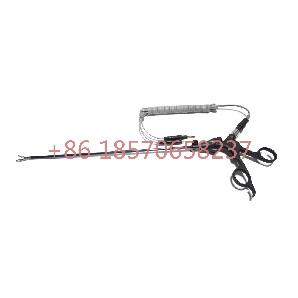 Laparoscope Reusable Electric Bipolar Coagulating Forceps with Cable, Laparoscopy instruments