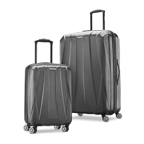 

Samsonite Centric 2 Hardside Expandable Luggage with Spinner Wheels, 2-Piece Set (20/24), Black