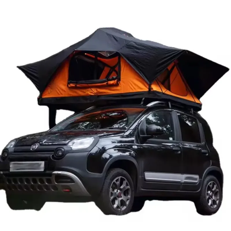 

Large-capacity roof tent, fully automatic quick-opening camping tent, self-driving tour tent soft