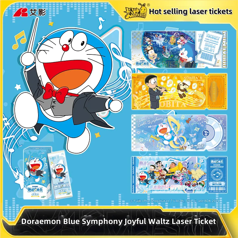

KAYOU натуральная Doraemon Blue Symphony Happy Waltz серия лазерный билет аниме фильм билет корень детский памятный подарок
