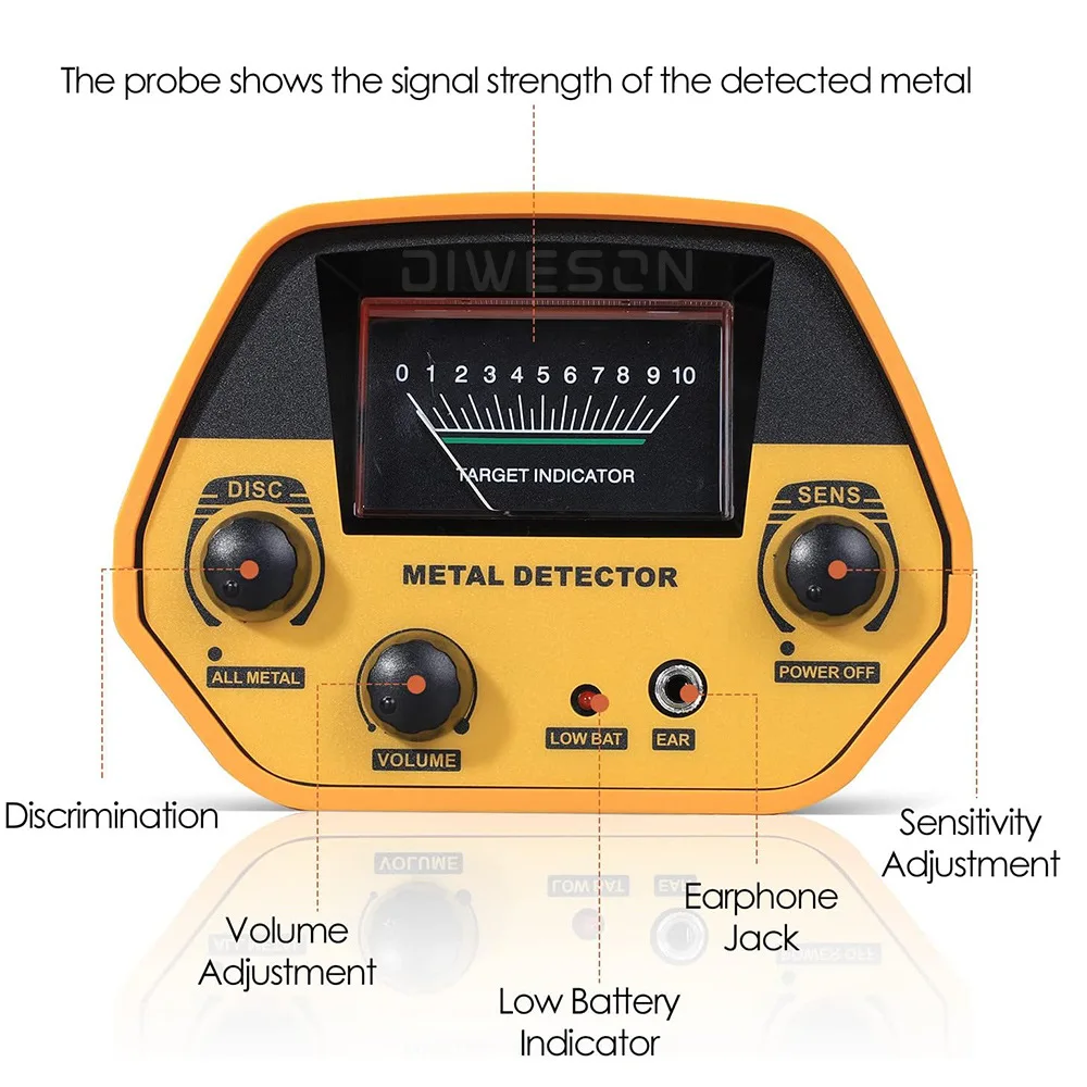 كاشف المعادن عالي الدقة، مكتشف الذهب الاحترافي لصيد الكنز، كشف آثار العملات المعدنية تحت الأرض #4