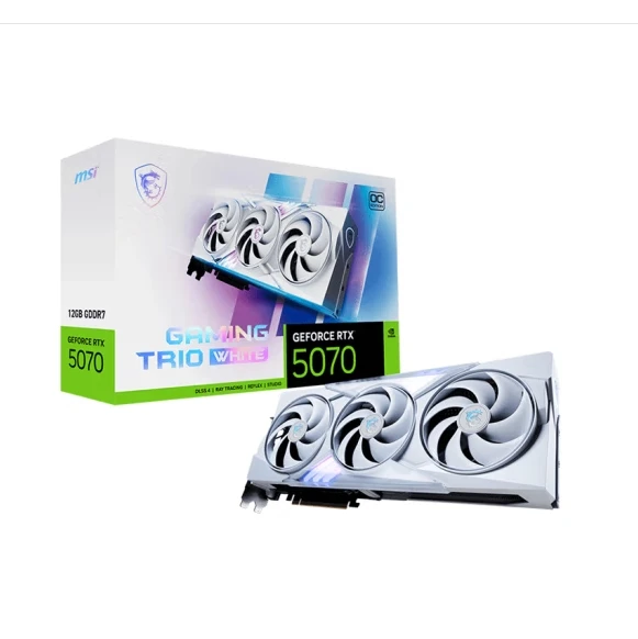 

Дискретная видеокарта GAMING TRIO OC WHITE, новая оригинальная GeForce RTX 5070 12G