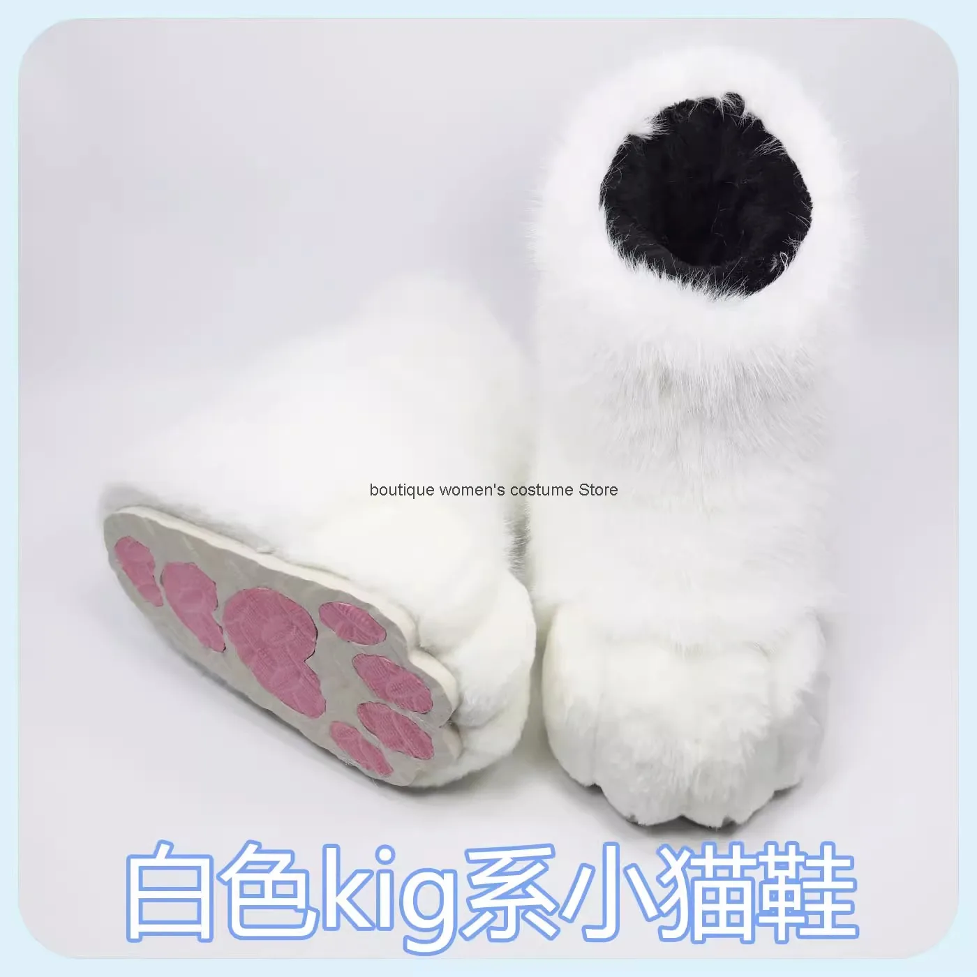 High-quality Black White And Gray 24-color Kig-style Cute Cat Paw Outdoor Shoes Wearable Animal Paw Costume