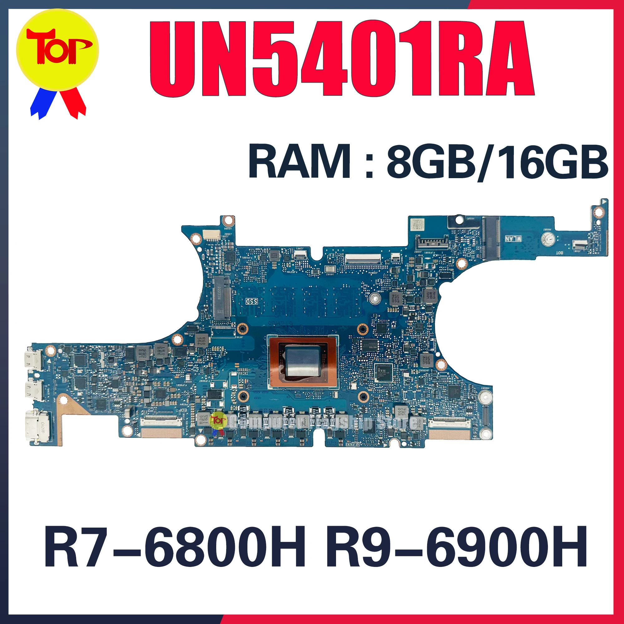 

KEFU UN5401 Mainboard For ASUS UN5401RA UM5401RA BM5401RA RM5401RA Laptop Motherboard R7-6800H R9-6900H RAM-8GB/16GB 100% Test