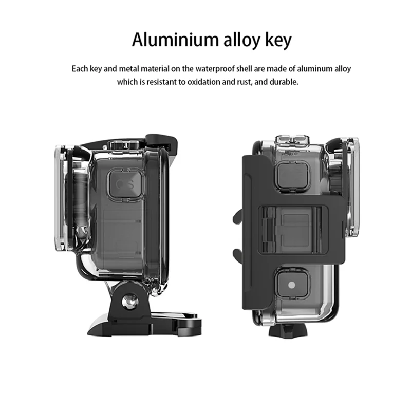 For DJI Osmo Action Spirit Eye Camera Waterproof Case Accessories 61M Portable Diving Case Protective