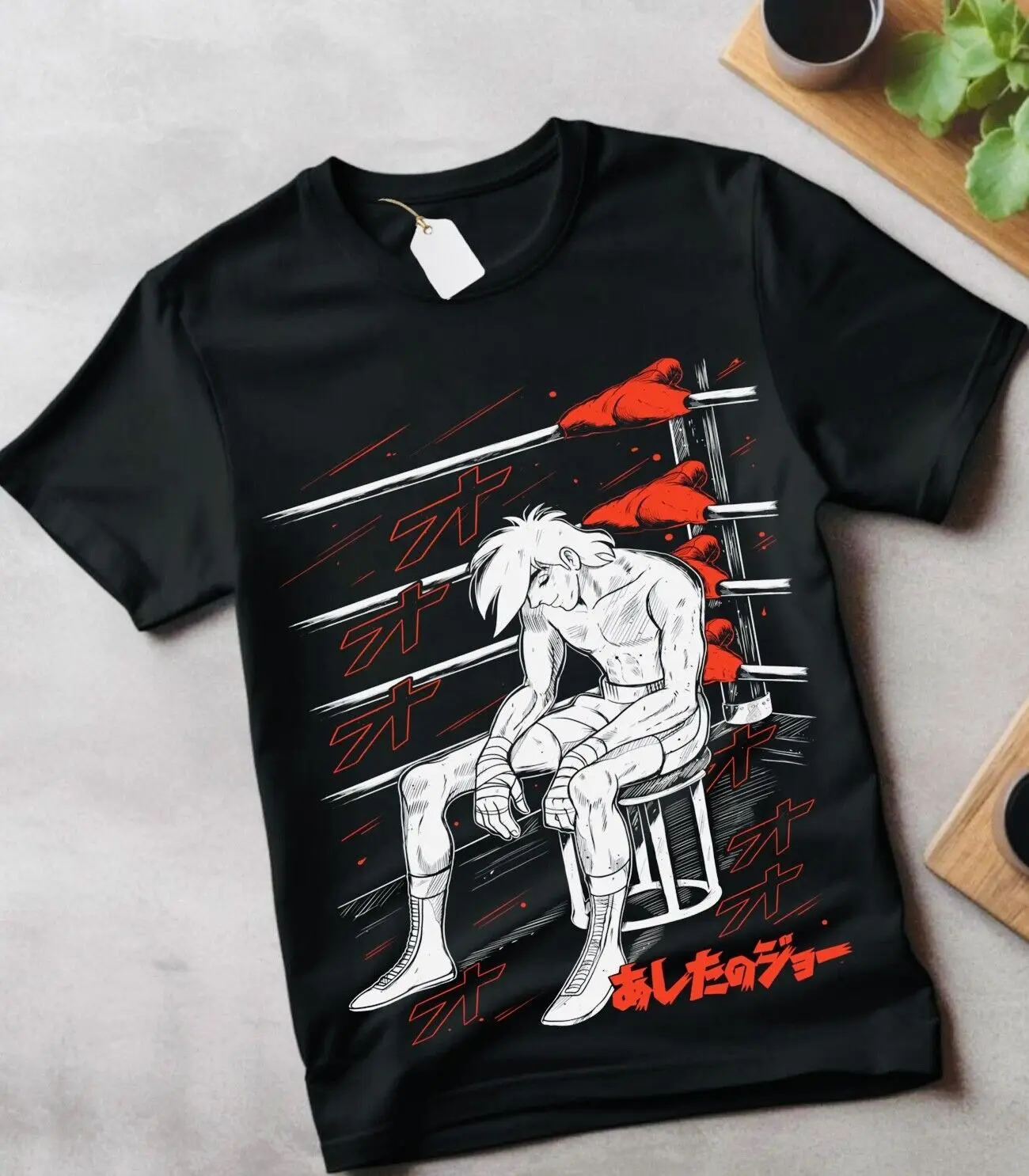 Hajime No Ippo T-Shirt Unisex Kamogawa Boxing Gym Crew Ippo Makunouchi Kbg,Manga