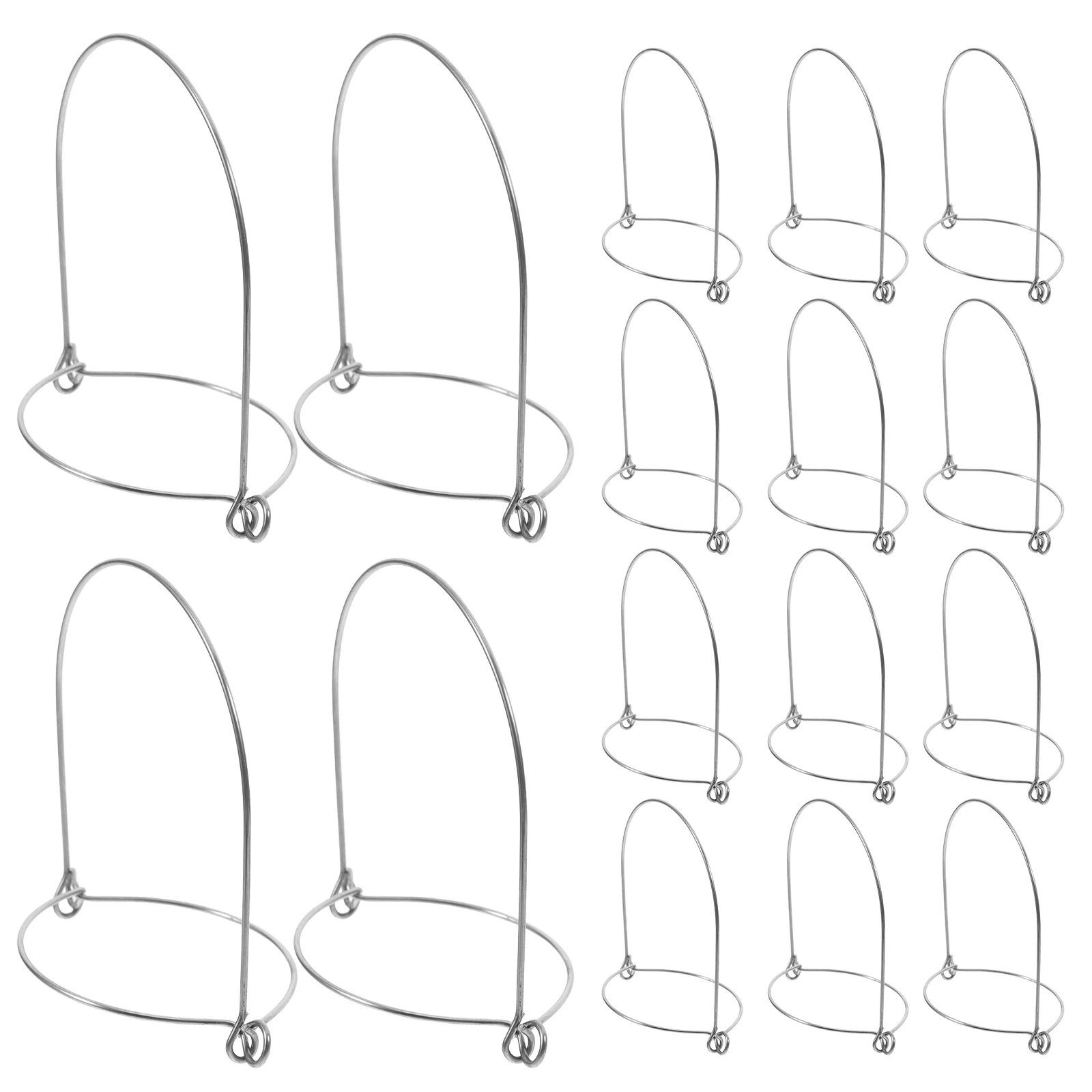 

Mason Jar Hangers Stainless Steel Wire Handles Canning Rings for Wide Mouth Bottle Reusable Hooks Home Party LED