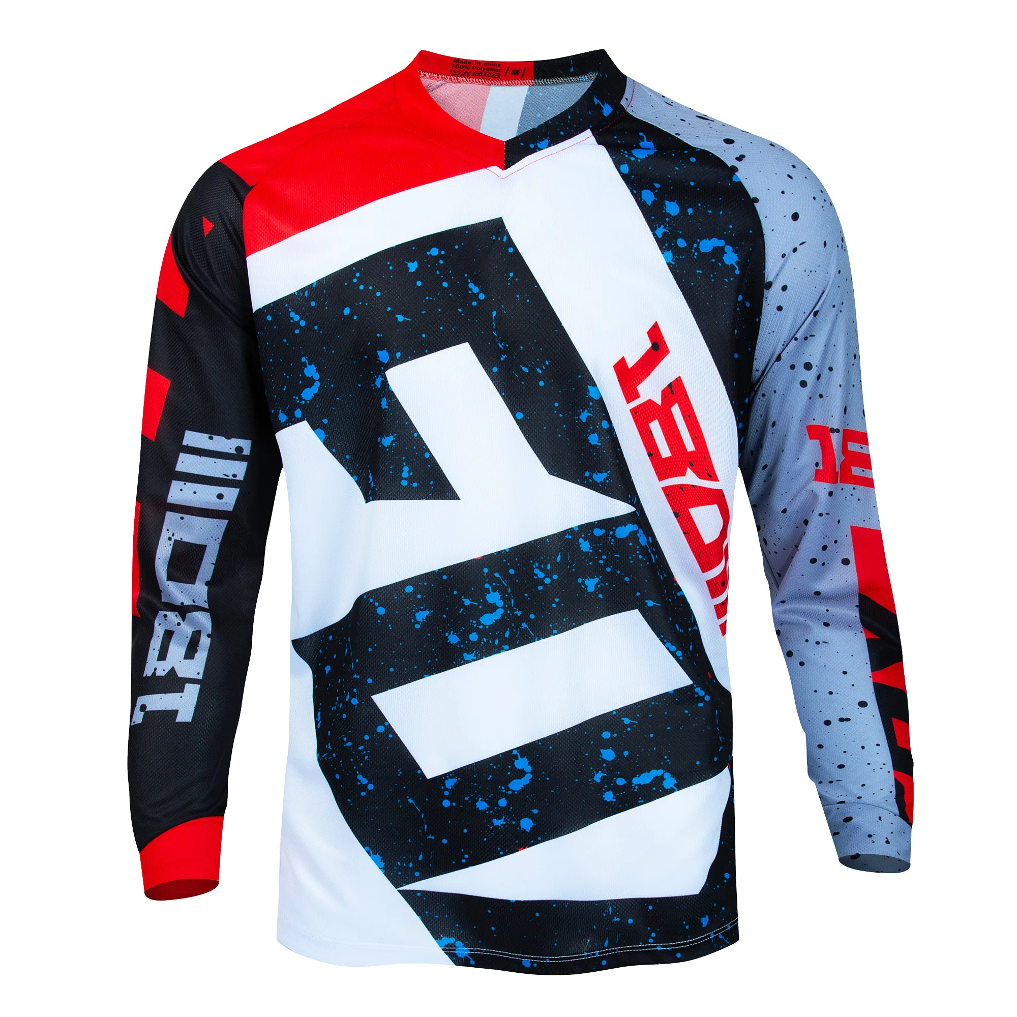 2027 Racing Herren Outdoor Fluoreszierendes Sweatshirt Mountainbike Langarm-Fahrradtrikot für Offroad-Motorradfahren Schnelltrocknend