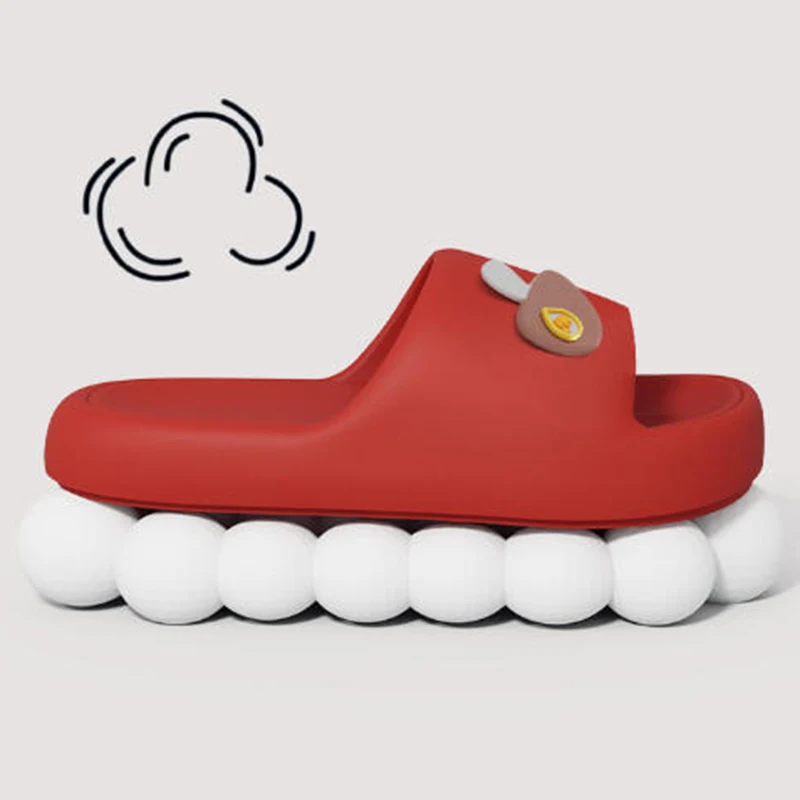 Lightweight Soft Sole Couple Home Slippers Women Summer Comfortable Eva Platform Slides Woman Indoor Non Slip Bathroom Flip Flop image 3