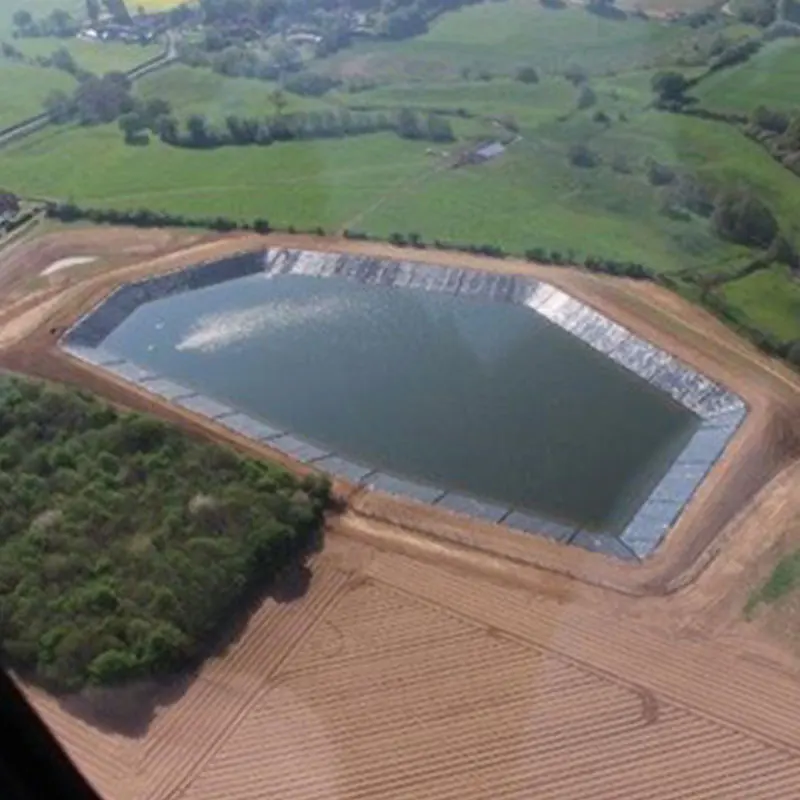 Customized HDPE Pond Liner Geomembrane for Aquaculture Water Storage Wastewater and Biogas Project
