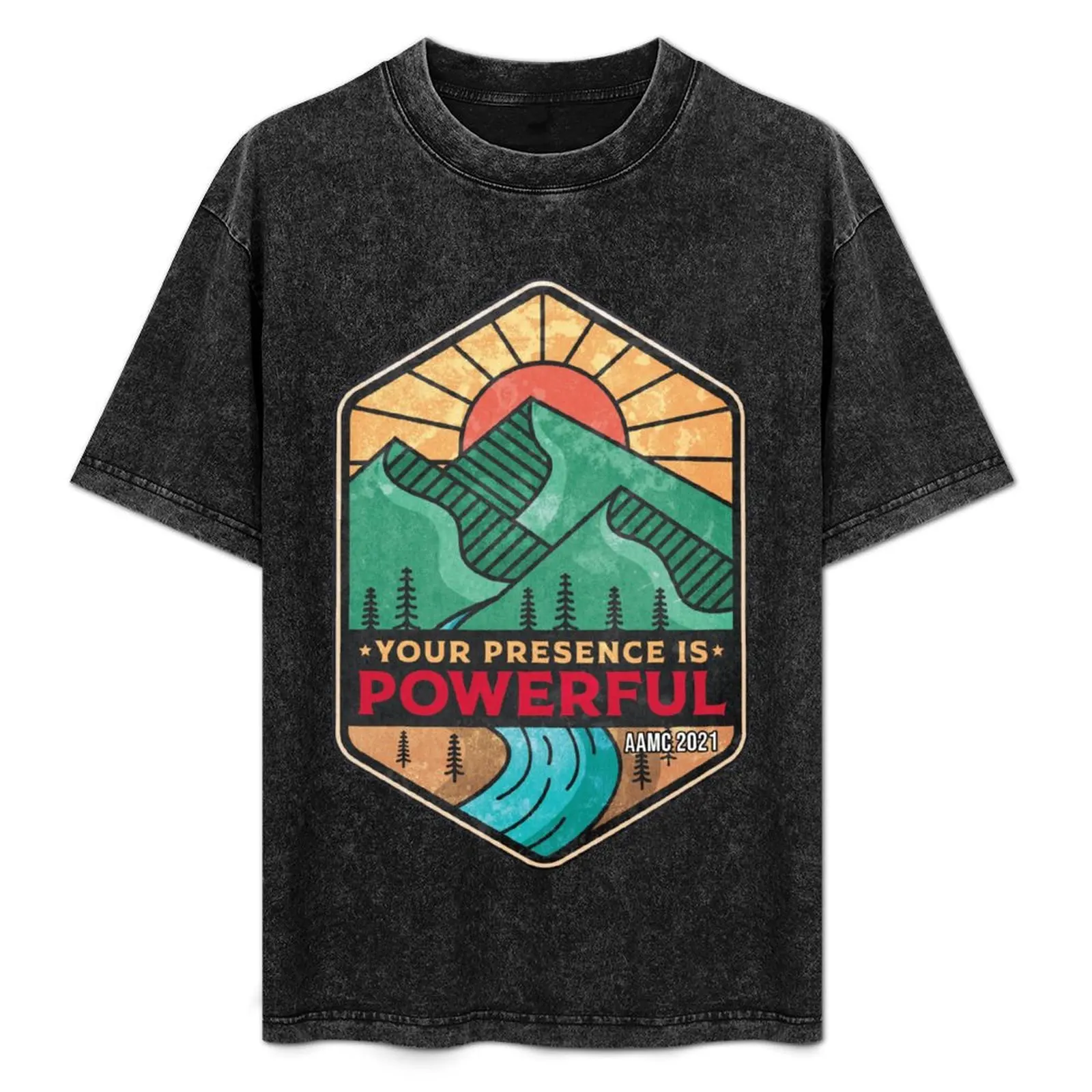 

2021 AAMC Theme Your Presence is Powerful T-Shirt Lightweight Hiking T-Shirt