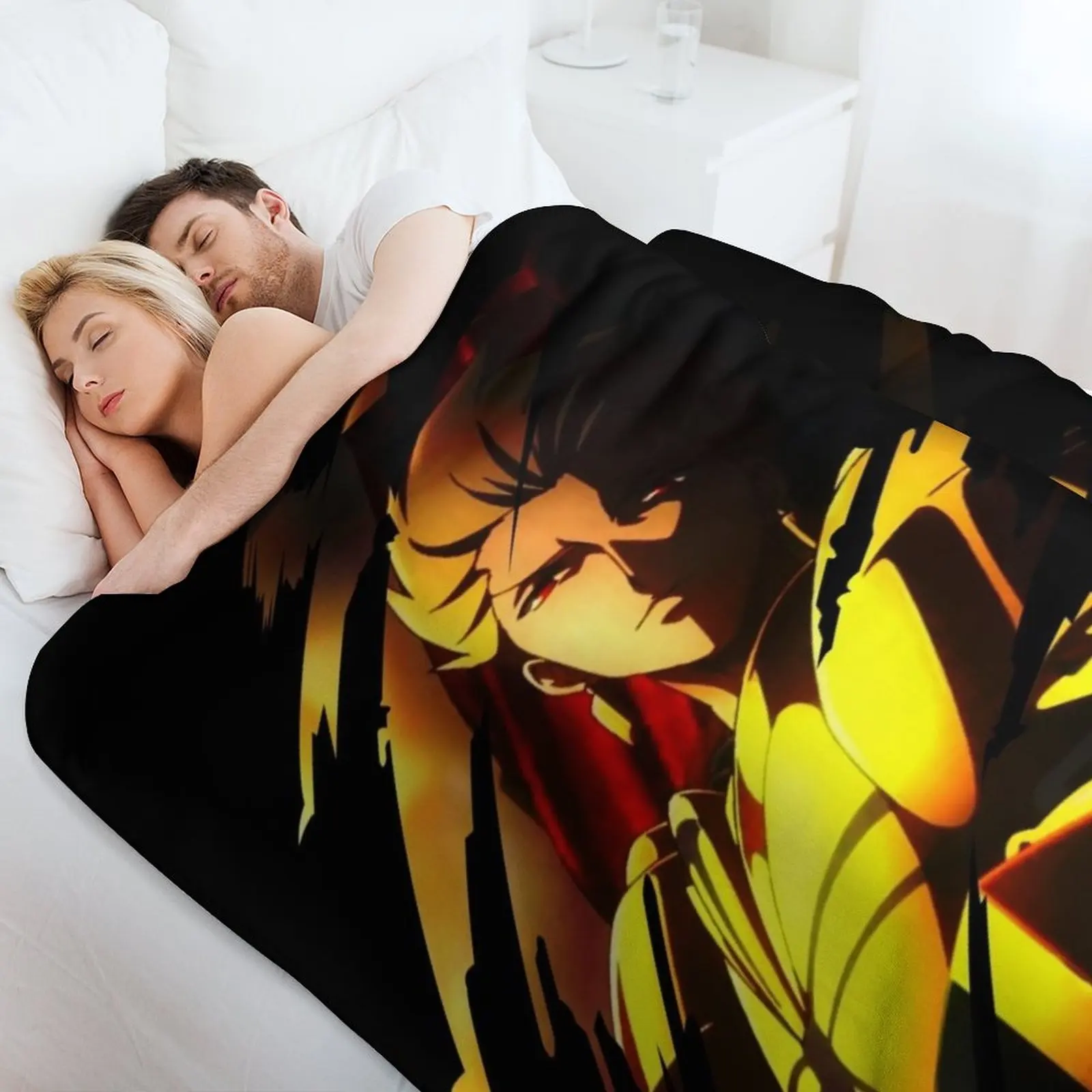 جلجامش مصير رمي بطانية البطانيات للأرائك المواد المرجحة بطانيات هدية مضحكة