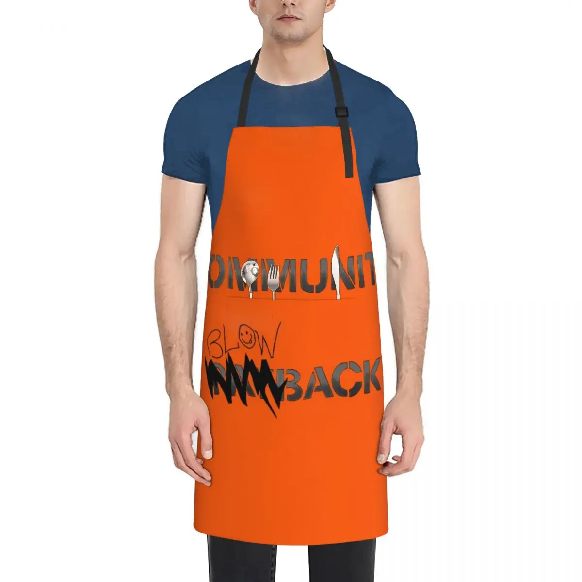 Community Blowback - Misfits - Channel 4 Apron kitchen gadgets kitchen item Apron