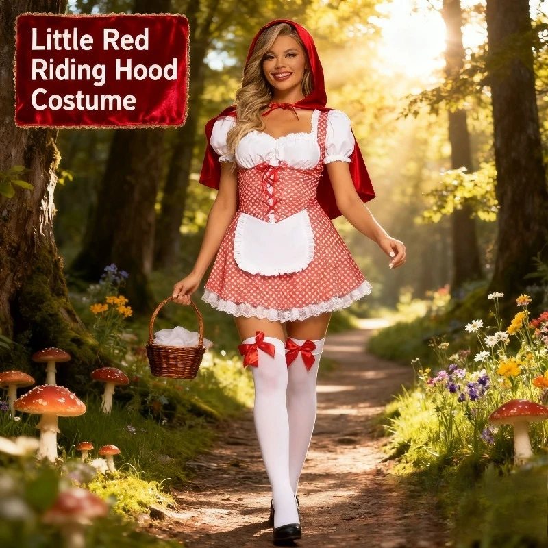 

Рождественский косплей, повседневный клетчатый стиль, униформа горничной, костюм для ролевых игр