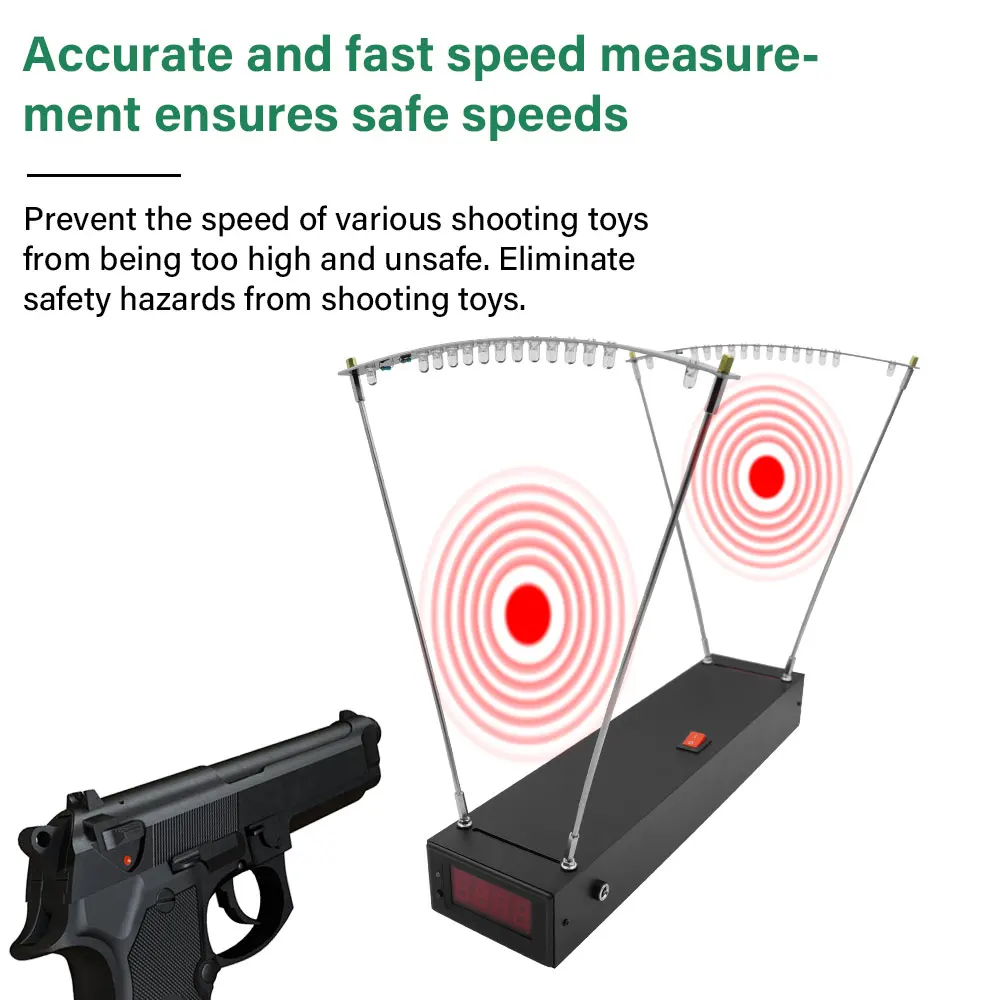 

Высокоточный хронограф 30-9999 FPS для стрельбы и спорта с функцией велометрии для измерения скорости рогатки и лука