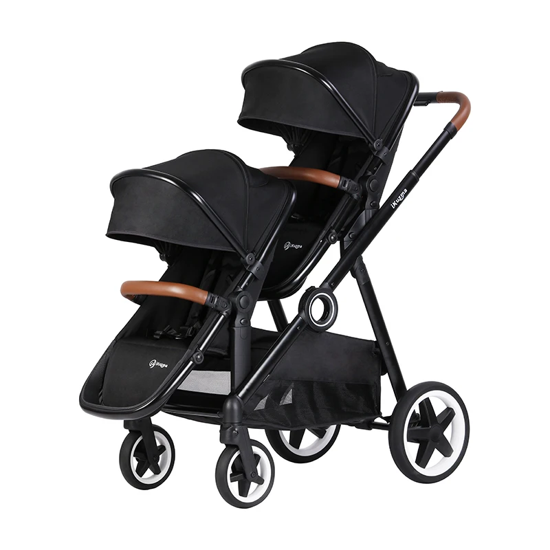 New Arrival Lightweight Reversibale Seat Aluminum Frame Double Strollers And Pram