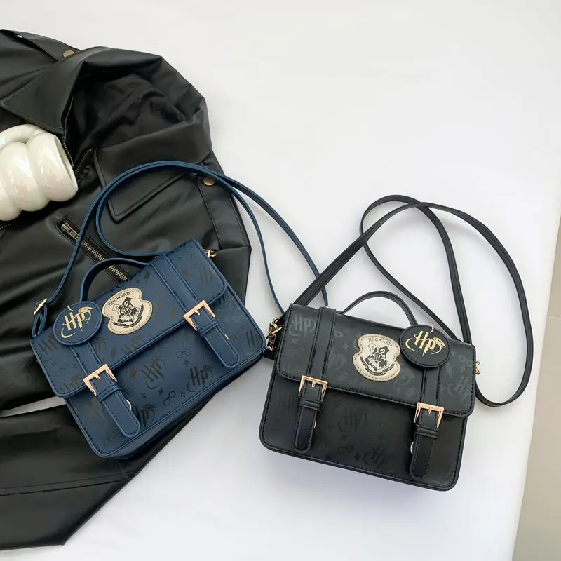 Harry Potter handtas voor dames PU-leer Hogwarts College Crossbody tas Vintage mode Cambridge schoudertas voor meisjes