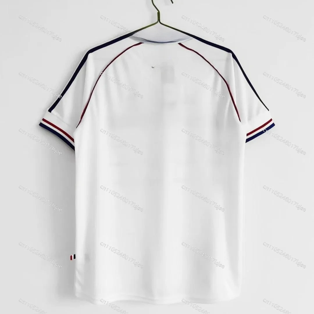 1998 موسم فرنسا بعيدا ريترو لاعب نسخة كرة القدم كرة القدم مروحة الإصدار جيرسي قميص كرة القدم وكرة القدم ثلاثية الأبعاد المطبوعة جيرسي