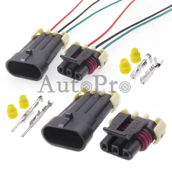 1 Set 3 Hole 12059595 AC Assembly Car Sealed Connectors Auto Bearing Position Sensor Wiring Terminal Socket