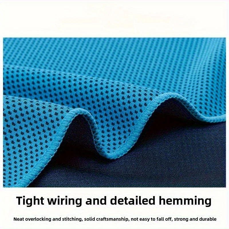 Quick Drying Cooling Towel Soft Breathable Chilly Sweat Absorption Cold Towel with Storage Box Sports Running Yoga Gym Club