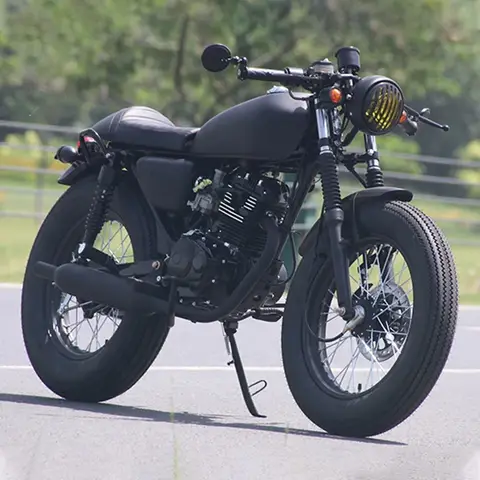 Luyuan Motorcykel 72v 2000w Motorcykel elektrisk sport elcykel 17 tum 50ah för vuxna Elmoped terräng Retro Elcykel 7 best sales mopedliknande elcykel - №3