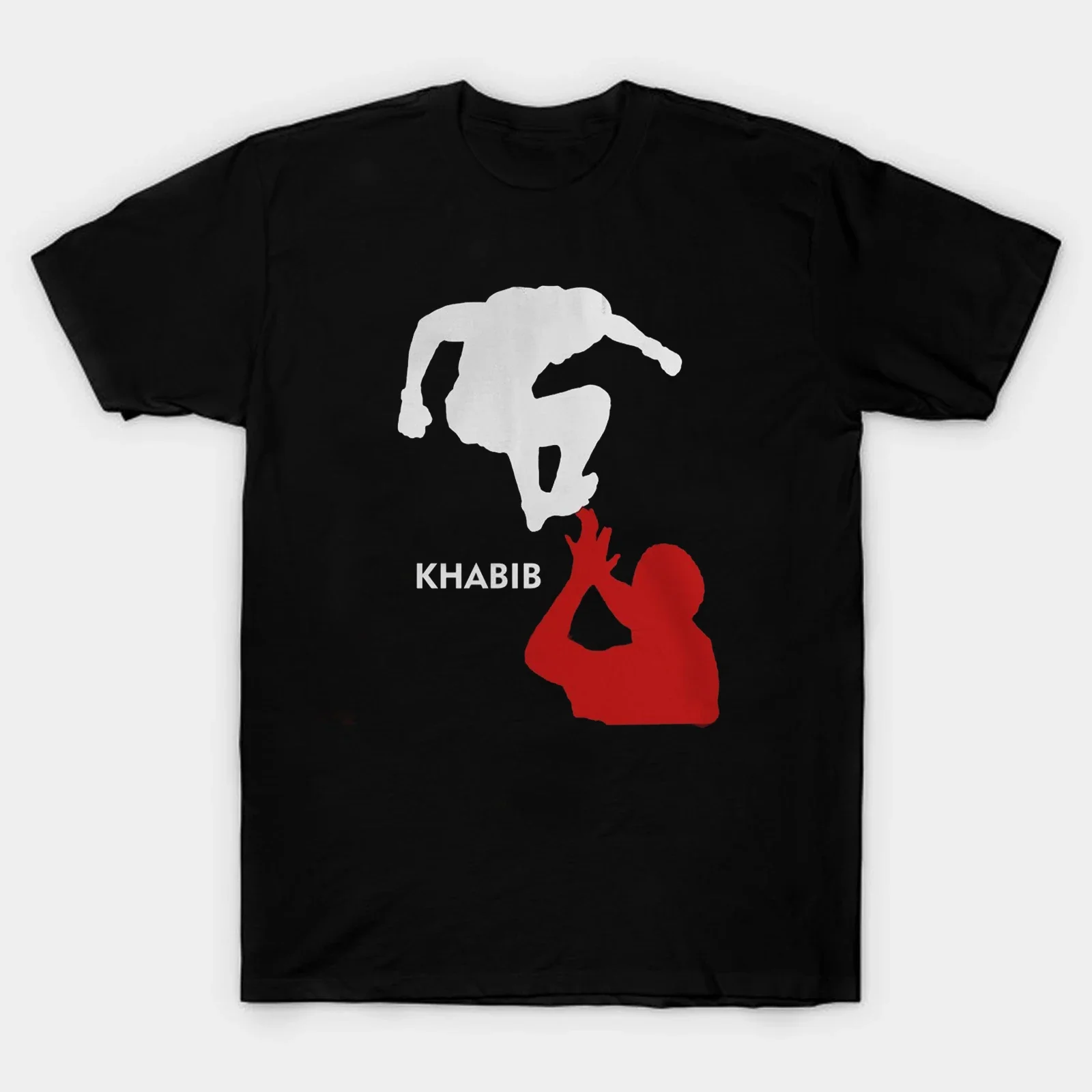 Novel MMA Khabib Nurmagomedov Jump T Shirt. High Quality Cotton, Breathable Top, Loose Casual T-shirt Sizes S-3XL