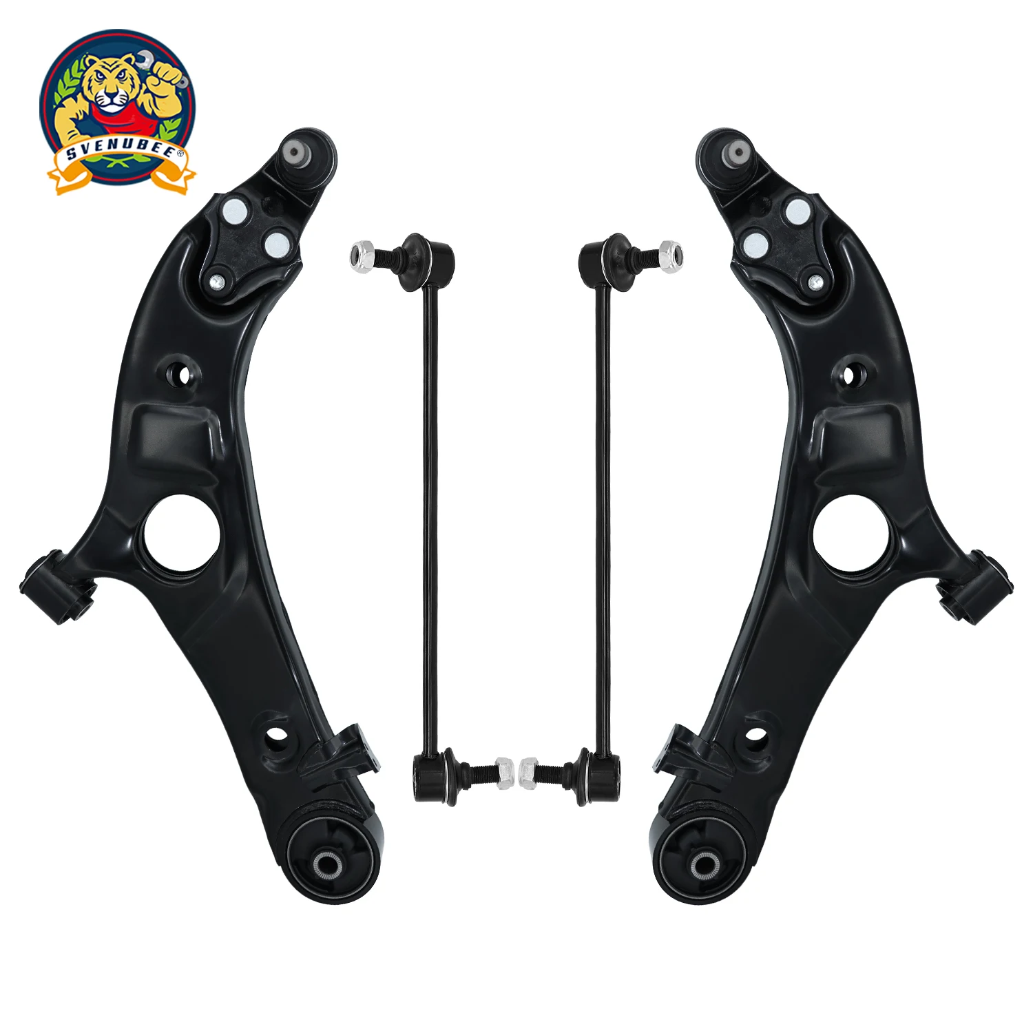 

Svenubee Front Lower Control Arm Sway Bar Link 4Pcs Kits for Hyundai Santa Fe Kia Sport Sorento 2013 2014 2015 2016 2017 2018