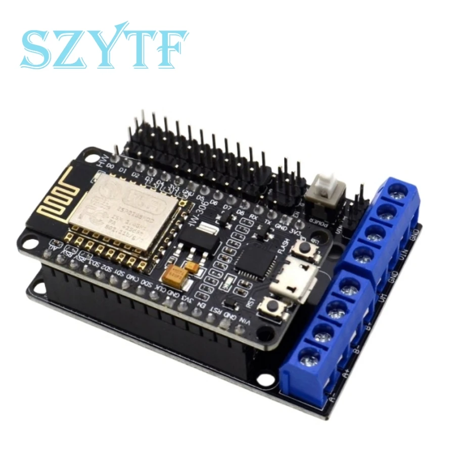 L293D Motor Shield Board Wireless Wifi Esp8266 Esp-12E Node MCU Development Kit NodeMCU Rc Toy Remote Control IoT Smart Car