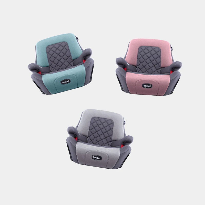 3-12 Years Old Portable Baby Infant Car Seat ISOFIX Interface Booster Seat for Baby Child Booster Pad Travel Car Safety Seat