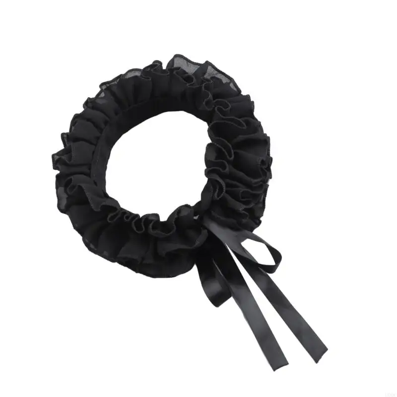 الفيكتوري تكدرت المختنق الياقة الزخرفية الدانتيل القرون الوسطى تأثيري Y166