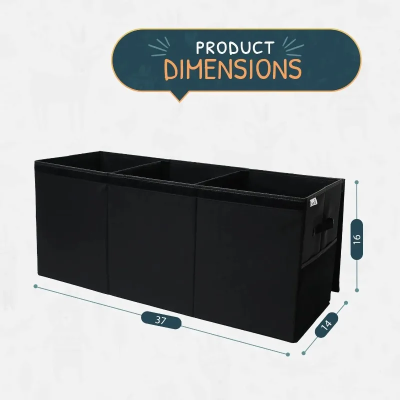 

Collapsible Toy Chest Storage Box Design Extra Large Toy Storage Organizer with Lid - Sturdy,