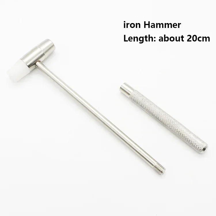 Solid Small Brass Hammer Clock Watch Repairing Copper and Iron Dual Purpose Hammer Precision Installation Hand Tools Maintenance