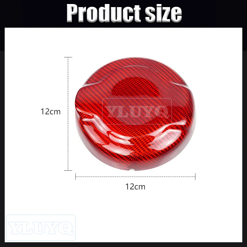 For BMW MINI-F Series F55 Fuel Cap Real Hard Carbon Fiber Decorative Cover Sticker for Car MINI F57 F56 Tuning Accessories