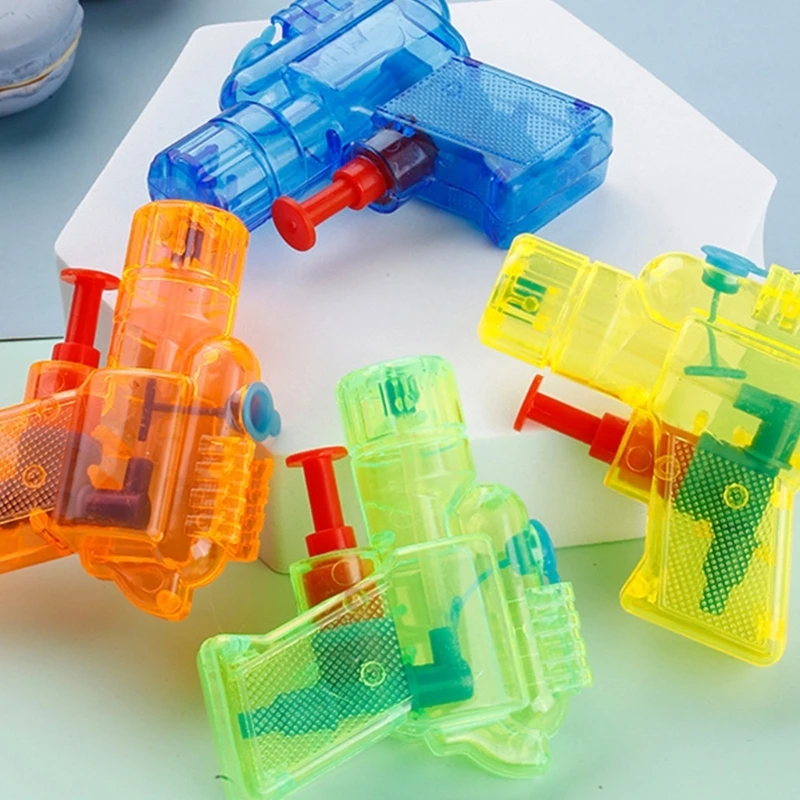 N1HB 1x Pistole ad acqua per bambini Mini Pistole ad acqua Estate Attività all'aperto Giocattolo da combattimento in acqua Giocattolo per piscina d'acqua da bagno per bambini