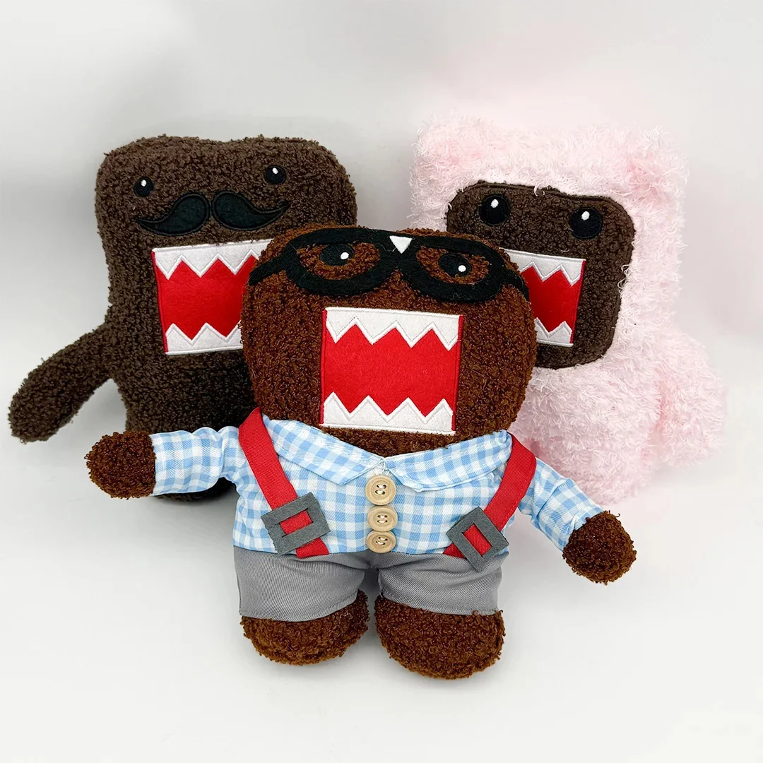 

Domo Plush Toy Cute Cartoon Soft Kawaii Stuffed Animal Doll For Kids Girls Teens Bedroom Decor Birthday Christmas Gift