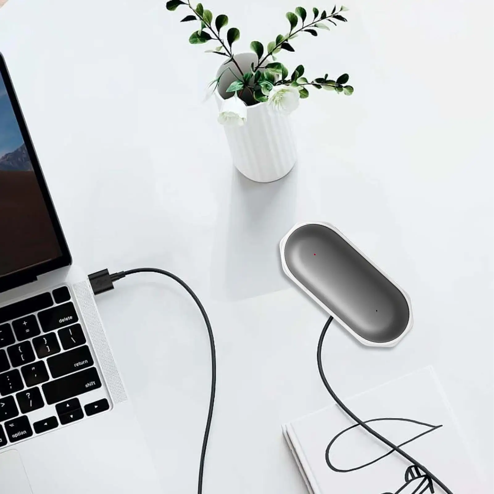 For PLAUD NotePin S Voice Recorder Charging Dock Magnetic Fast Charging Adapter Voice Recorder Charger Converter For Women Men