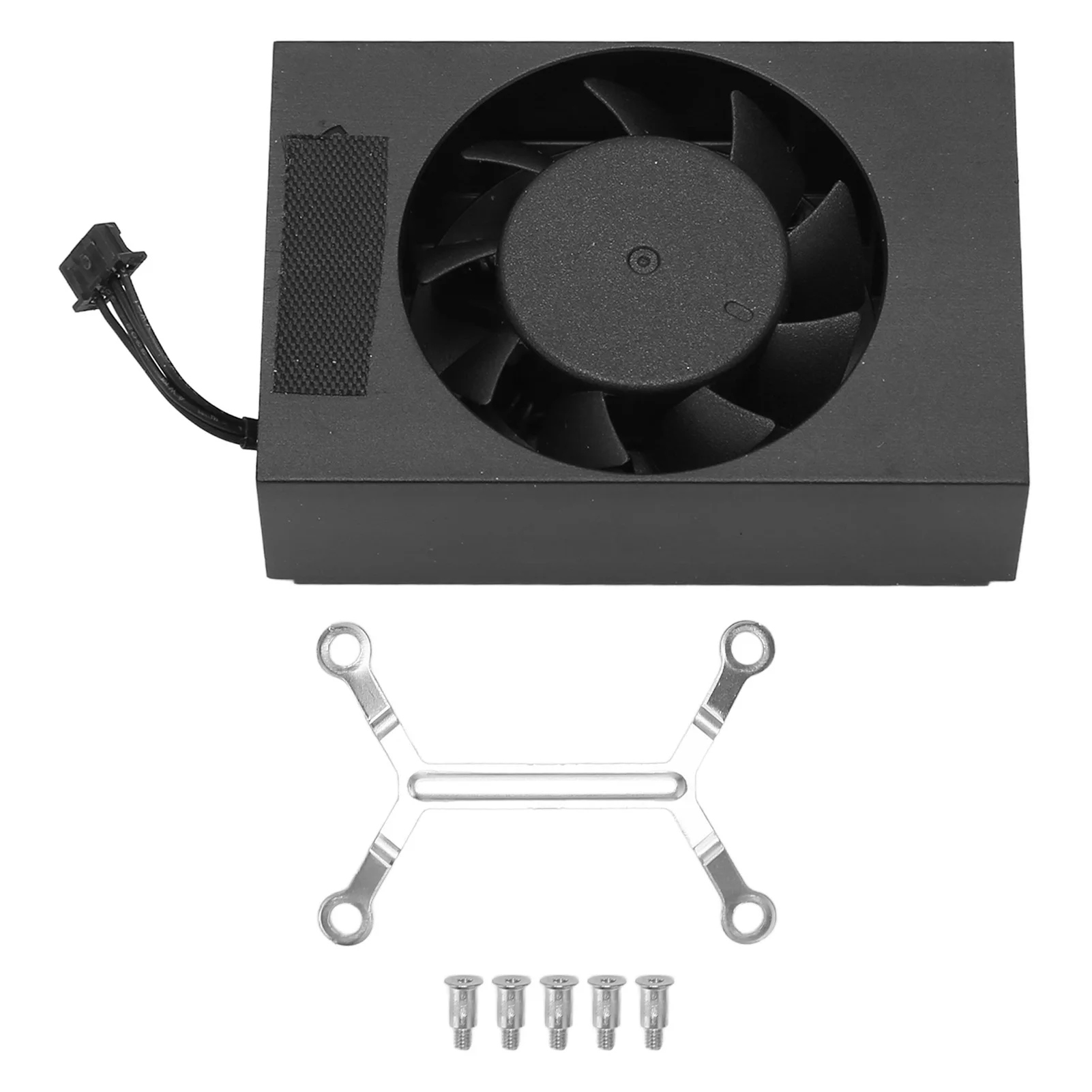 

PWM Cooling Fan Speed Adjustable Stable Performance ABS Aluminum Alloy PC Cooling Fan Fast Heat Dissipation DC5V for