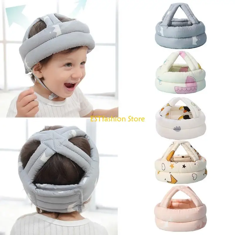 y5gc-toddler-baby-infant-anti-fall-head-safety-cotton-pillow-children-protective-cushion-safe-care-cap-breathable