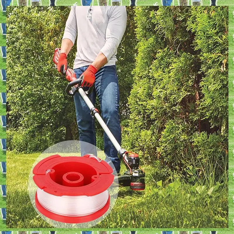 FTS CMZST065 Weed Eater String Trimmer Spool Line For Craftsman Weed Wacker And Replacement Spool Cap CMZST12SC