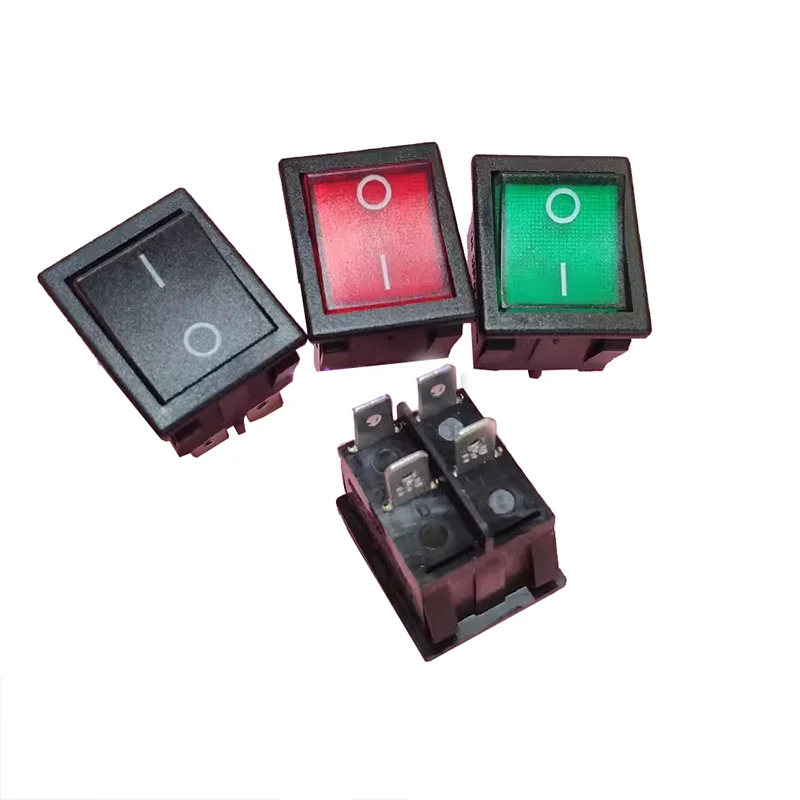 Original Taiwan R-4 four-pin two-speed ship switch 16A250V open hole 28*22 warping switch UL VDE CQC certification