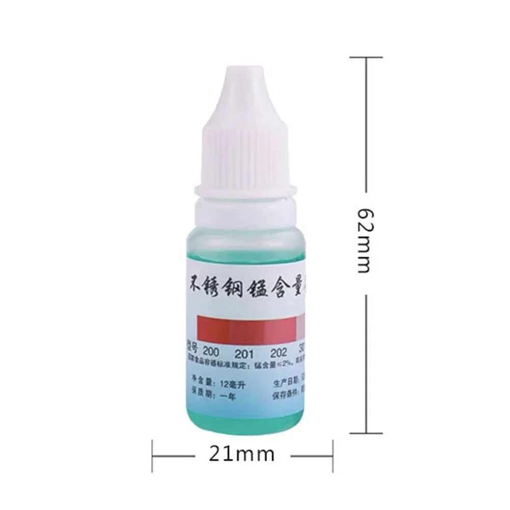 Imagem -06 - Drogas Analíticas do Teste do Índice Rápido Identificação Líquida Líquido da Detecção 304 de Aço Inoxidável Reagente Rápido