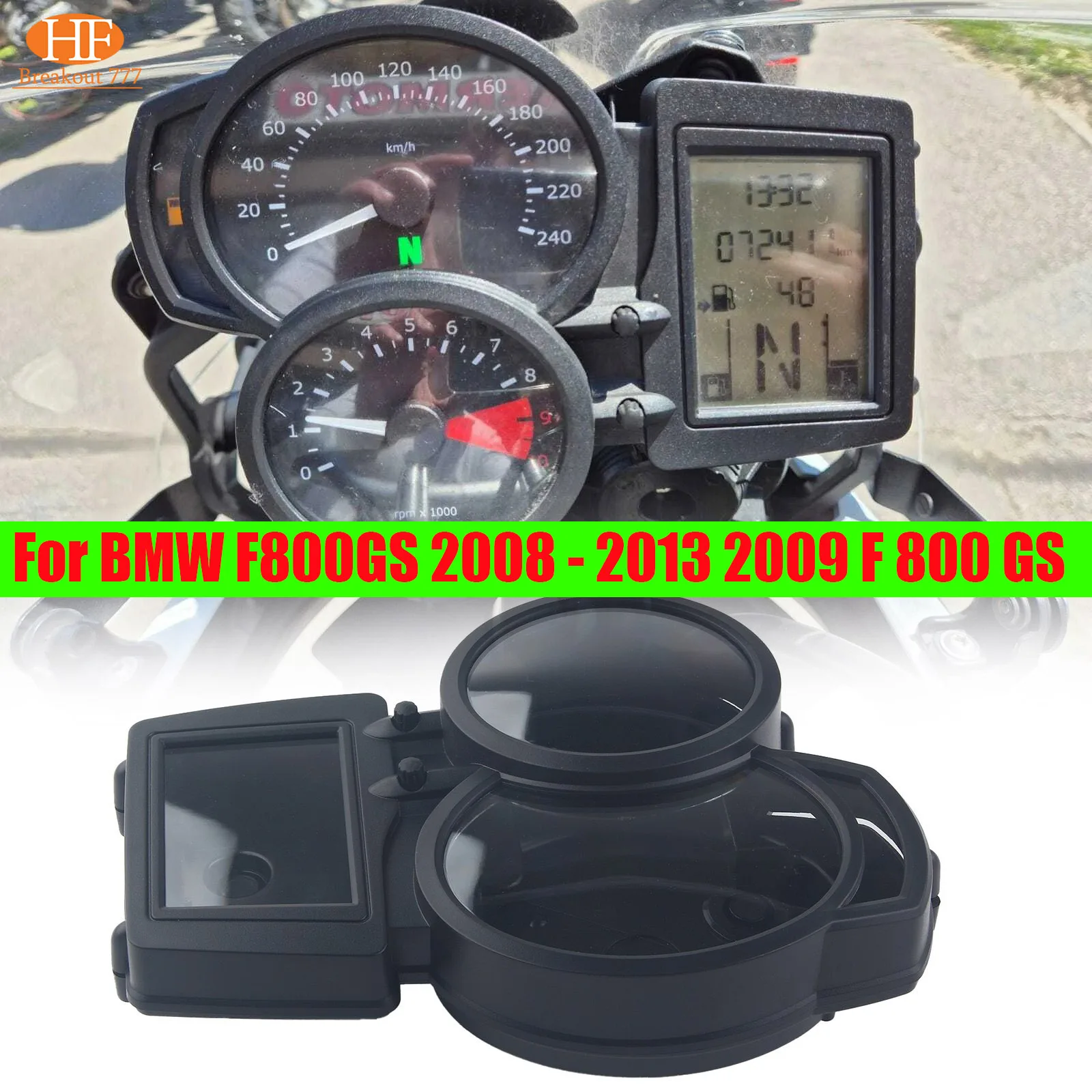 

For BMW F800GS 2008 - 2013 2009 F 800 GS Speedometer Tachometer Case Cover Gauge