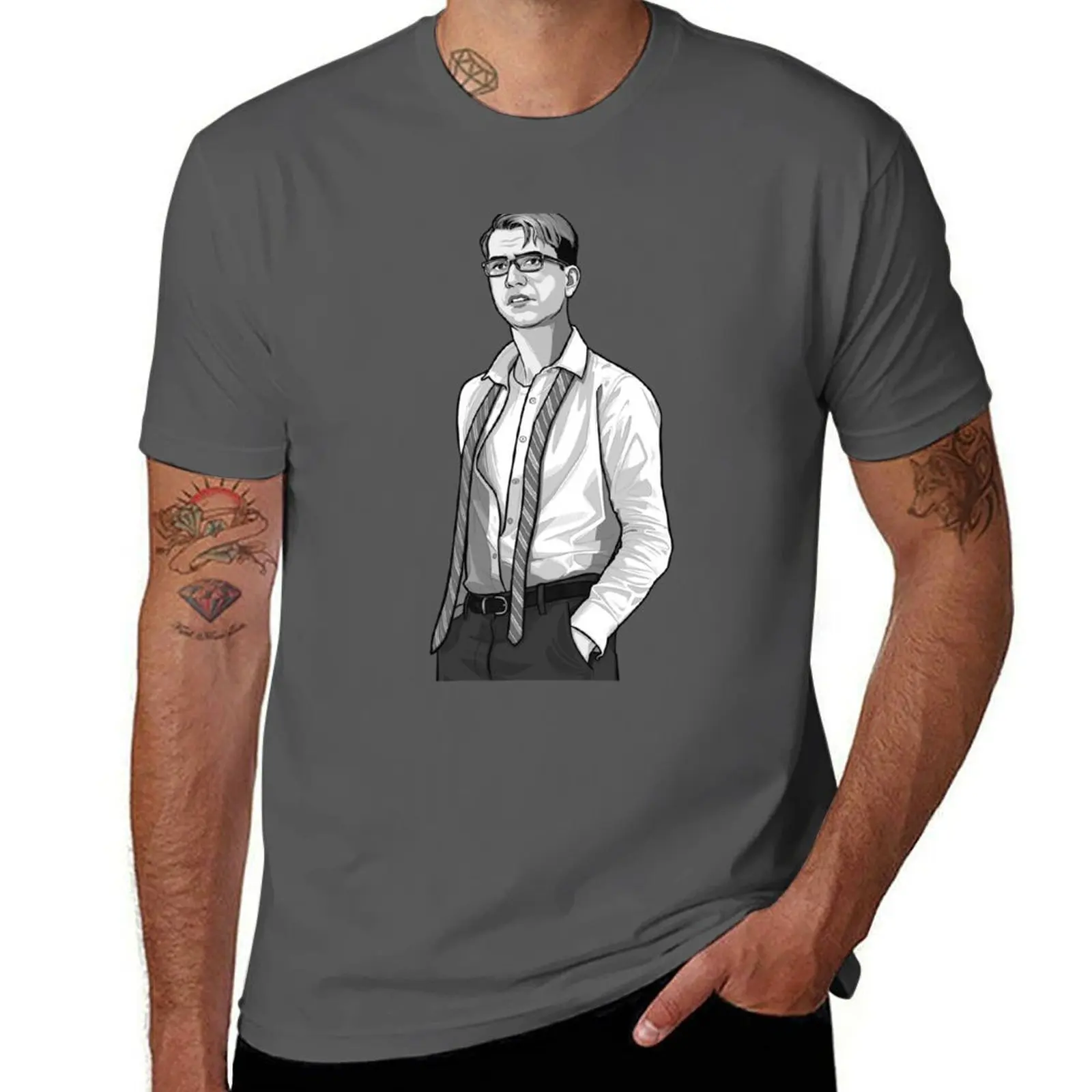 

Larue Dollard T-Shirt Soft Lightweight Cotton T-Shirt