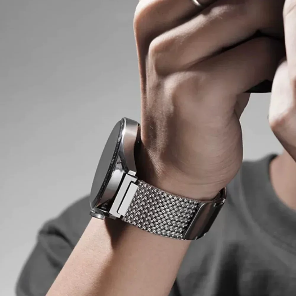 Huawei Watch用磁気ステンレススチールバンド,デラックスアクセサリー,Amazfit Gtr gt3,gt4 pro,46mm, 4 pro,47mm, 22mm