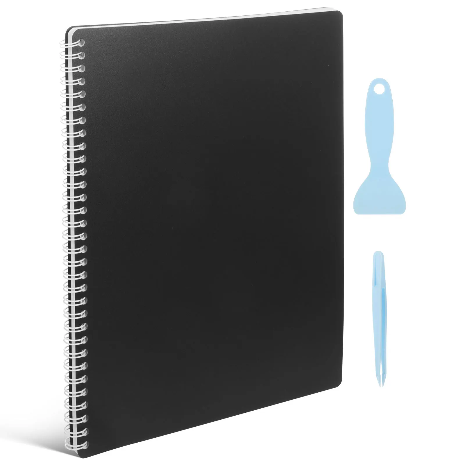 

Large Collecting Album Sheet For Kids Storage Notebook Blank Pages Reusable Collection Book Ample Capacity Organizer Book