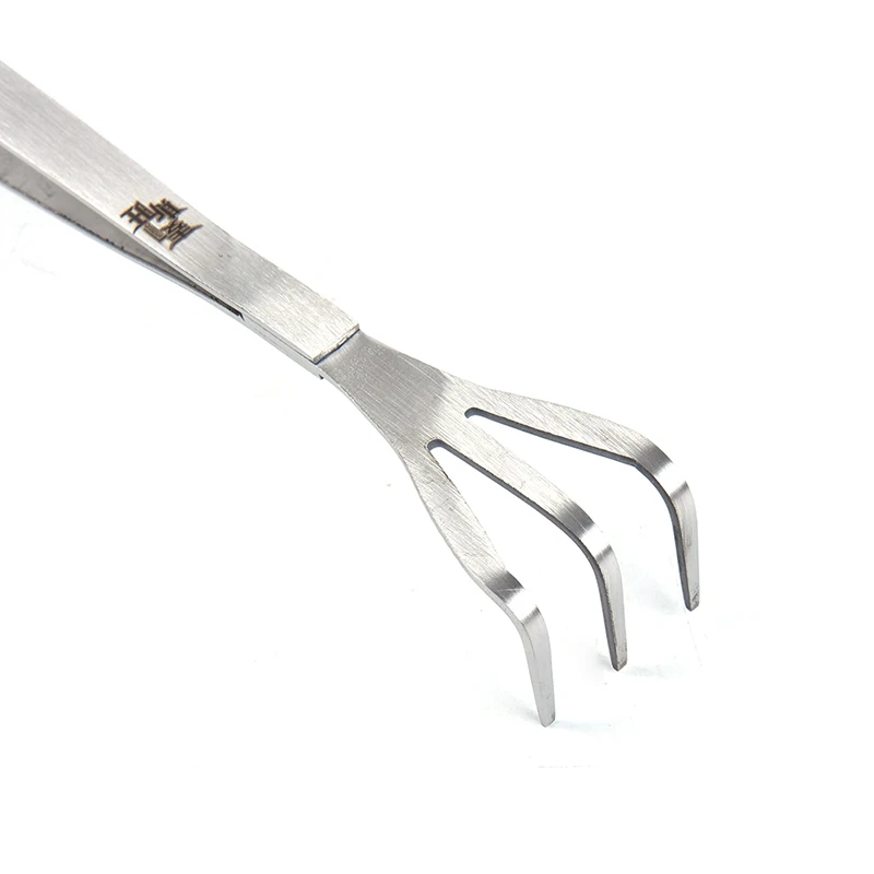 Hot Sale Stainless Steel Root Rake 3-Prong Loosen Soil Tool Handheld Bonsai Potted Plants Rustproof Rake Home Gardening Tool