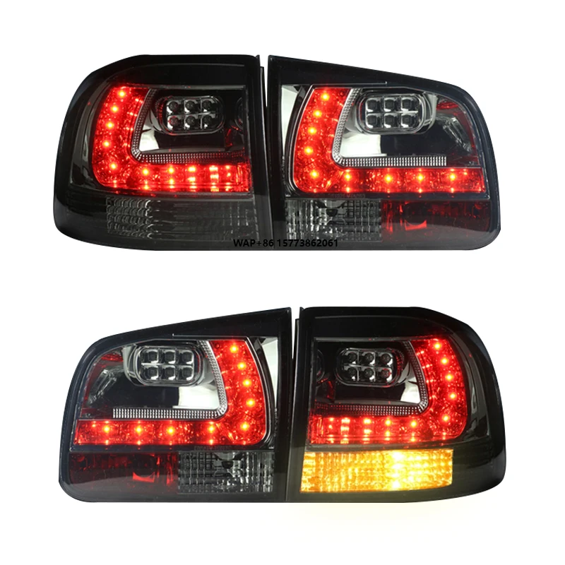 2 Pieces for VW Touareg 7L 2003-2010 Car Accessories LED Rear Brake Stop Lamp Upgrade Rearlamp Facelift Red Tail Light Taillight