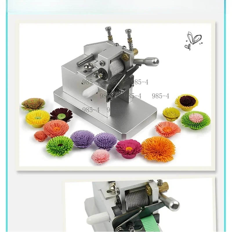 3D Handmade Color Paper Cutting Roller Manual Paper Quilling Machine Tassel Paper Craft Flower Making Tool