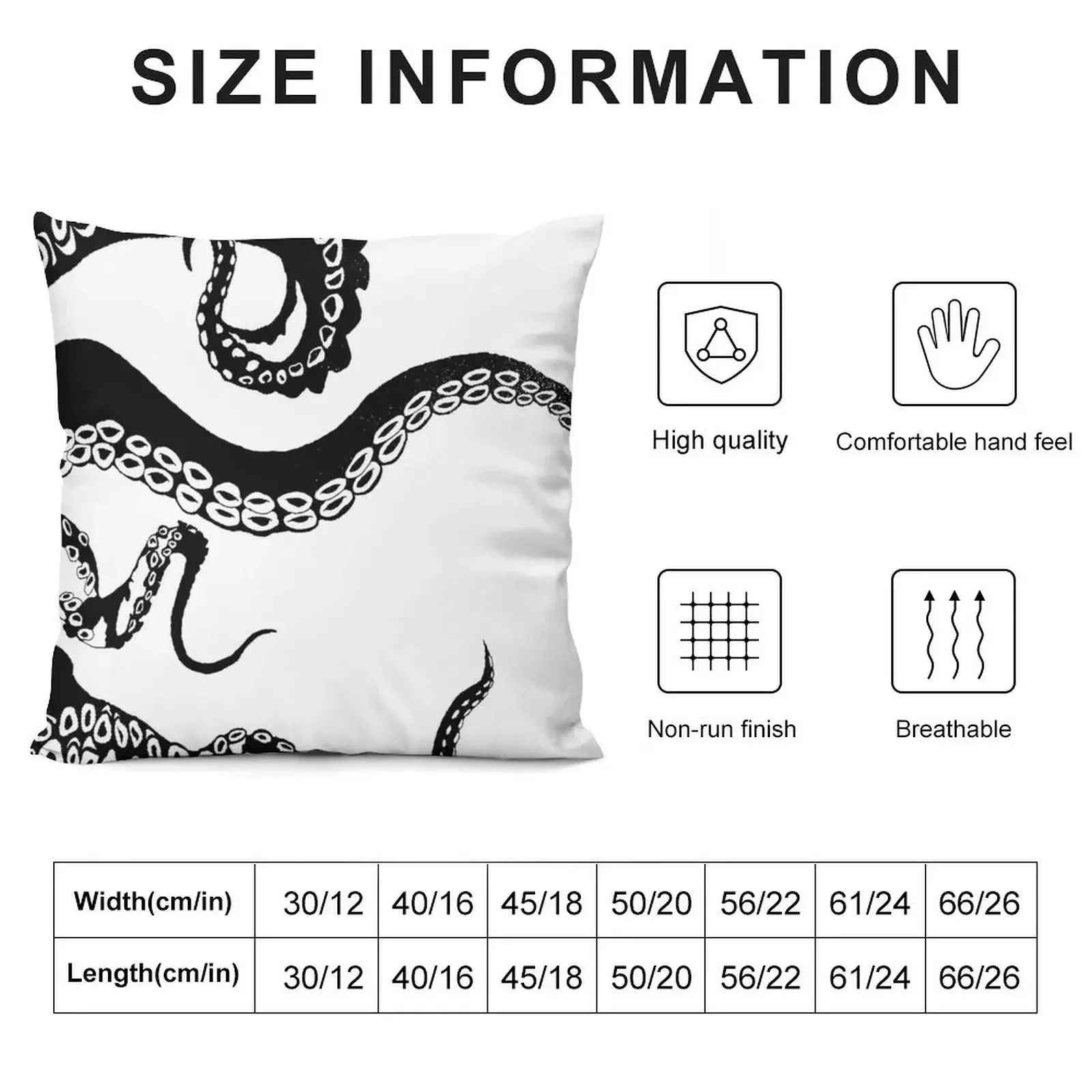 Kraken Tentacles Throw Pillow Pillows Aesthetic sleeping pillows Christmas Covers For Cushions pillow